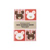 Square Bear School Notebook, 2025 B6, Monthly, Red, 28KD-4R (Begins