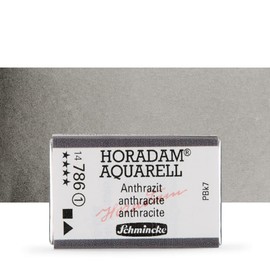 Schmincke - HORADAM® AQUARELL - finest artists' watercolours, 786 Anthracite, 14 786 043, 1/1 pan