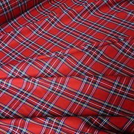 Mini Royal Stewart Tartan Fabric (Per Metre)