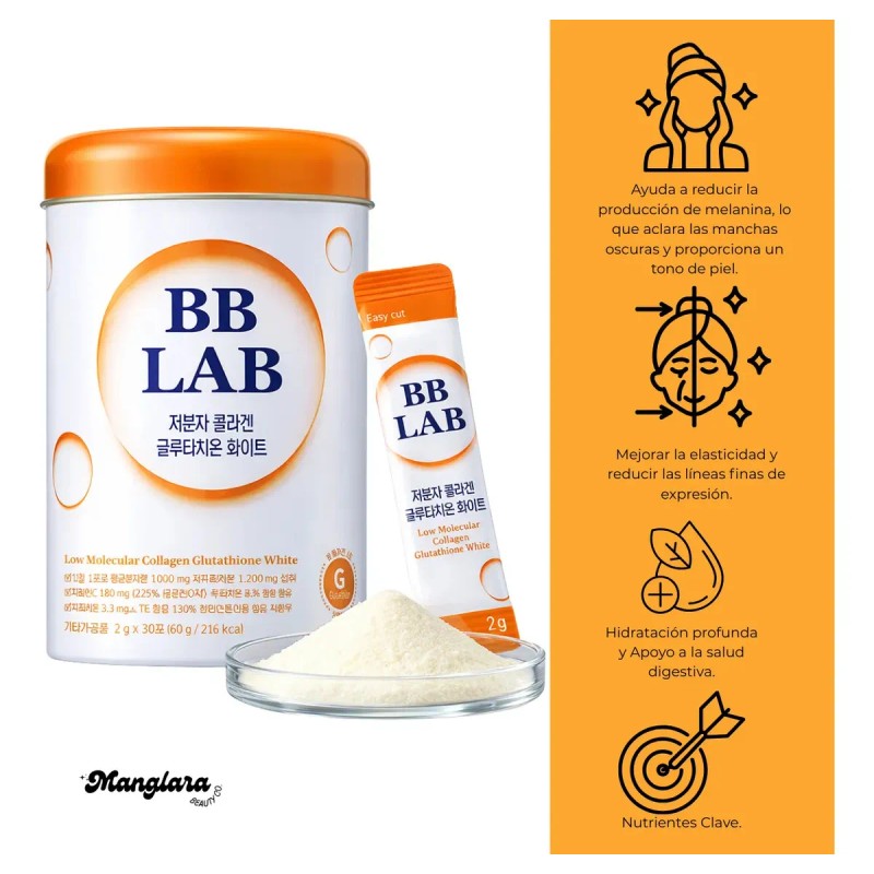 Colágeno de Pescado BB LAB Low Molecular con Probióticos y