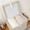 Pazar Kapısı Interlining Fabric Foldable Storage Bin Cube Organizer Basket