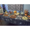 Jwssor Halloween Tablecloth,274x130cm Waterproof Spider Tablecloth for Halloween Party Decoration