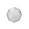 Bridgestone UM2403SV Folding Silver Umbrella, Silver, 2024 Model
