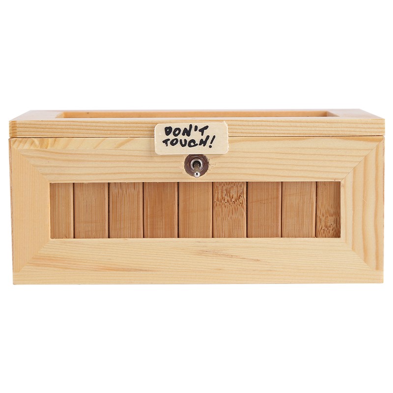 Wooden USB Electronic Box Cute Tiger Funny Interactive Stress Relief