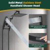 Hibbent All Metal 10'' Rainfall Shower Head Combo,High Pressure Handheld