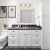 Tuscarora Chrome Vanity Light Fixture - 3 Light Bathroom Vanity