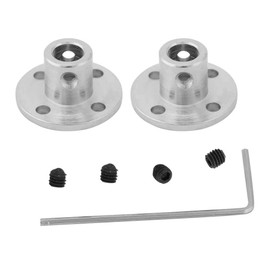 2 pieces M3 rigid flange coupling ID 6 mm OD 10 mm motor shaft coupling plug for DIY parts