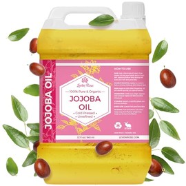 Leven Rose- Aceite de jojoba al por mayor, 32 oz, para jabón, piel, cabello y uñas                                                                    
