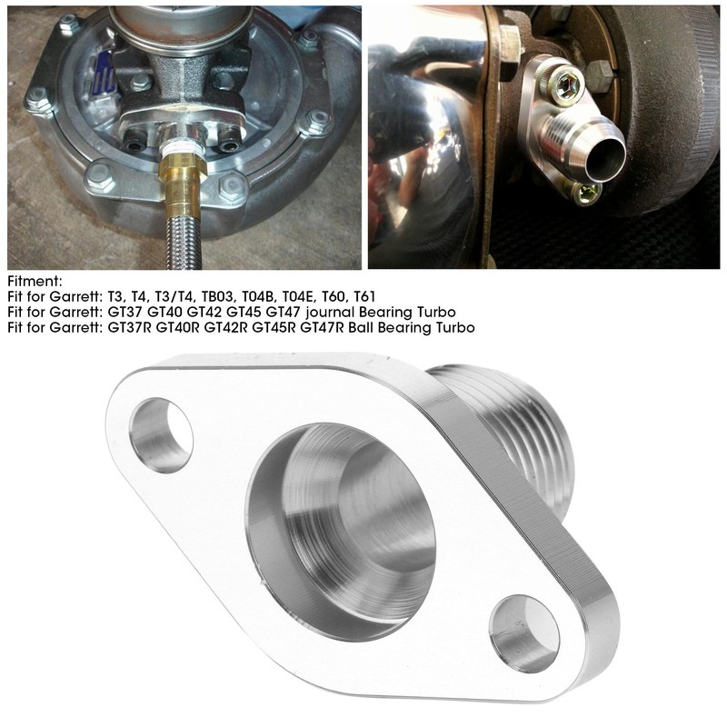 2in AN12 Oil Return Flange Adapter Aluminum Alloy Fitting Fit