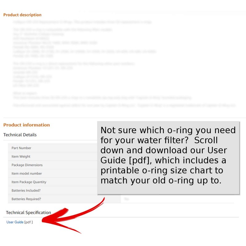 Captain O-Ring - Replacement 151120 / W34-OR O-Ring Compatible with