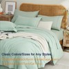 Cupocupa Queen Comforter Set with Sheets,Sage Green 7 Pieces Bed