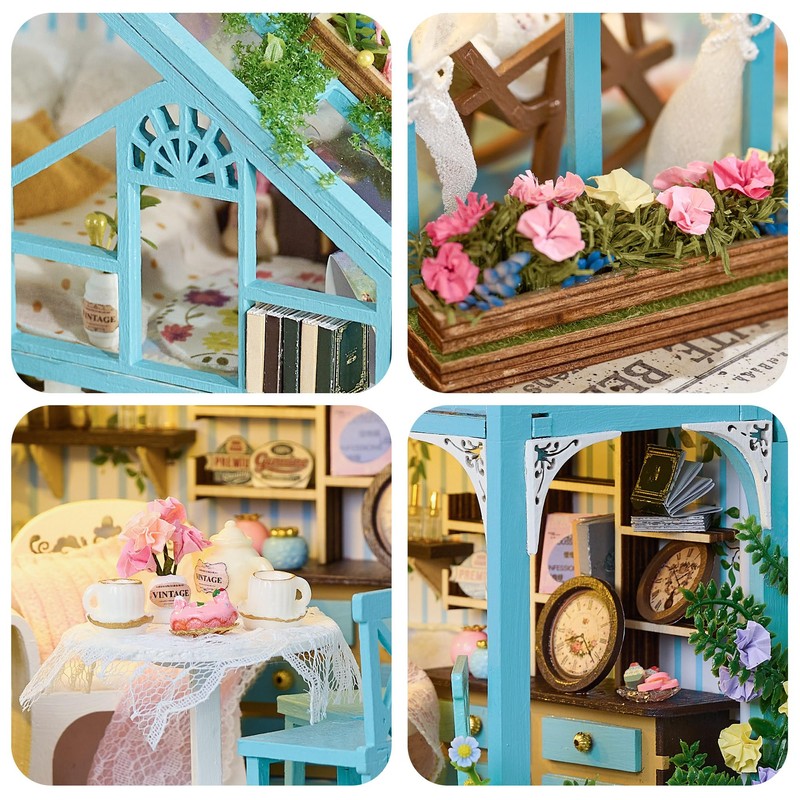 BenBen DIY Miniature House Kit (Green House)