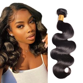 3ZL D 1B BB Human Hair Bundles Extension 12 Inch