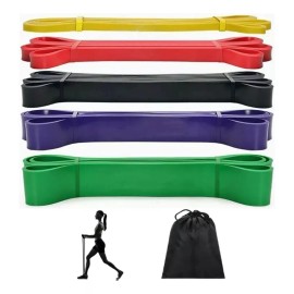 SD Set 5 Ligas De Resistencia Crossfit Elásticas Pull Ups Yoga