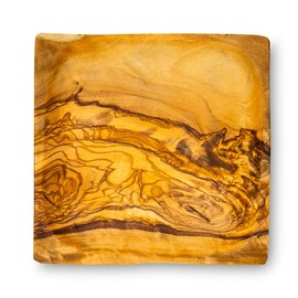 Wooden Bowl Olive Wood Approx. 12 x 12 cm Bowl Wood Decorative Bowl Natural Unique Table Decoration Bread Bowl Snack Bowl