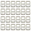 ZAHD 24 Pieces Metal Roller Buckles Belt Buckles Set DIY