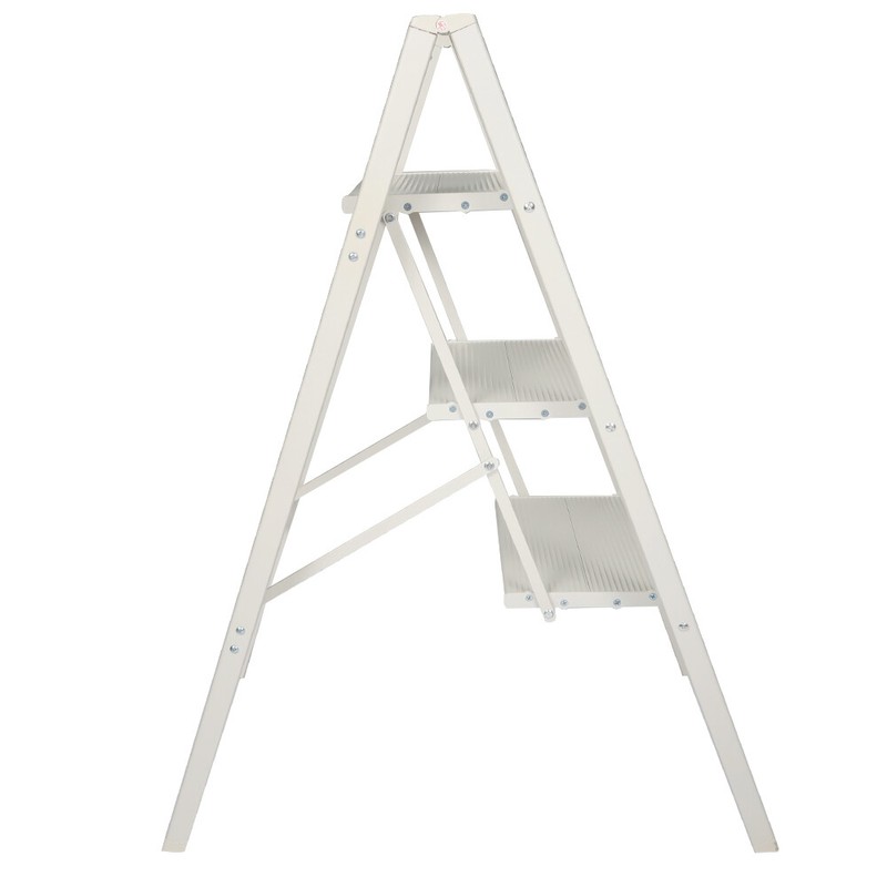 gardenice 3-Step Aluminum Step Stool with Wide Anti-Slip Pedal Portable