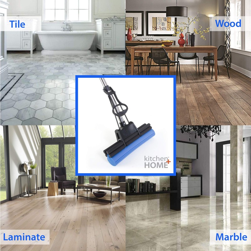 Kitchen + Home PVA Sponge Roller Mop - 11" Quadruple