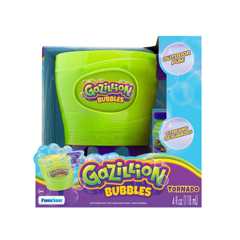 Gazillion Tornado Bubble Machine, Kids Toy Bubble Blower, 4500 Bubbles