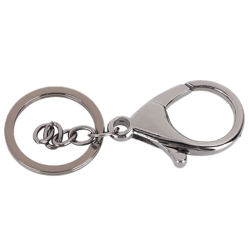 10Pcs Key Chain Plating Non Fading Simple Keychain Bag Buckle