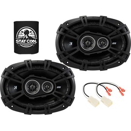 KICKER Speakers 6x9 inch for Dodge Ram 1500 2002-2010 Upgrade Kit - Pair of DS Series with Harness, Car Audio Front Door Speaker DSC6930, 43DSC69304