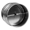 HVAC OV 5 Inch Backdraft Damper, One-Way Airflow Ducting Insert