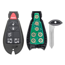 CCIYU Smart Key Fob 2008-2010 Fit for Chrysler Town & Country 3.3L Keyless Entry Remote (fits Part IYZ-C01C,56046704,56046704AD,68043583AA,05026098AD,68079803AA)