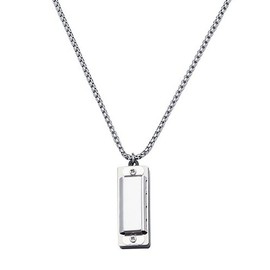LG 7987829 Necklace, Men's, Women's, Accessories, Harmonica Vintage Choker, Stylish, Cool, Pendant, Silver, Mini Size