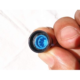 XJS Knurled Shaft 6mm Dia Potentiometer Volume Control Knob Cap 100 Pcs