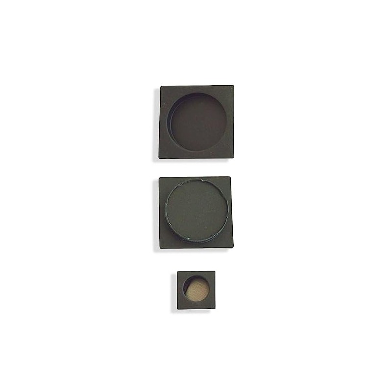 bricoleva.it Kit Sliding Door Lock Square Blind Rosette Without Lock
