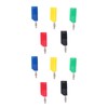 10PCS 4mm Banana Plugs Brass Nickel Plated Connectors Speaker Cable
