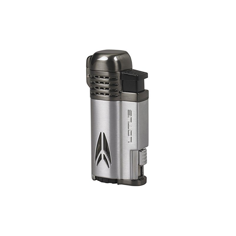 Lotus Defiant Cigar Lighter with Quad Pinpoint Torch Flames, Single