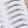 Ipetboom 2pcs Men Women Eyebrow Stickers for Brow Transfer Temporary