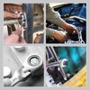Skweawert 14mm Flex-Head Ratcheting Combination Wrench Metric 72 Teeth 12