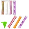 Popsicle Molds Bags, 50 Pack DIY Disposable Ice Pop Bags
