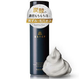 BSTEP Carbonated Facial Cleansing Foam, Pore Care x Blackhead Countermeasure x Plenty of 5.3 oz (150 g)