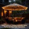 Patioman LED String Lights for Patio Umbrella - 60 Shatterproof