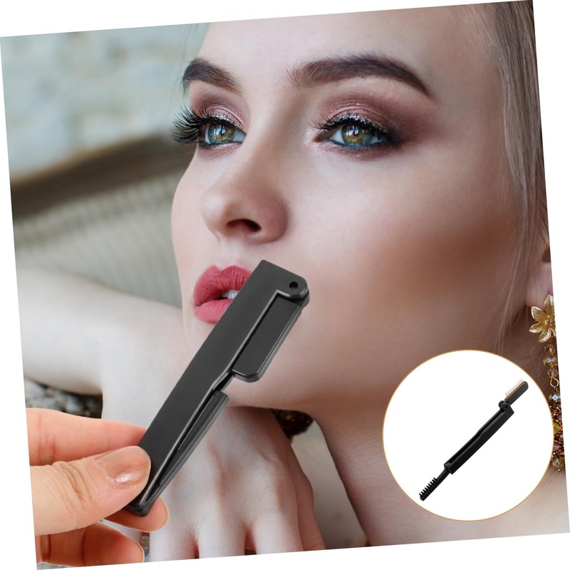 NOLITOY Folding Eyelash Comb and Lash Separator Tool Dual-sided Eyelash