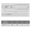 Victor 265AK-185 265AK-185 Strong Pliers (with Molded Cover), Offset Lever