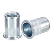 sourcing map M12 Rivet Nuts, 50pcs Zinc Plated Carbon Steel