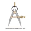 sourcing map Spring Joint Caliper 3 inch / 75mm Steel