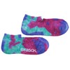 Lassox Tie Dye Low Socks, Emerald Mix