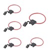 Preiswert&Gut 5 x Car Fuse Holder 12 V with Surge