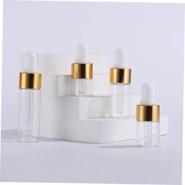 Beavorty 25 Piezas botella de aceite esencial travel bottles maquillaje líquido contenedores mini frascos cuentagotas frasco gotero de aceite esencial botella de vidrio para liquidos envase