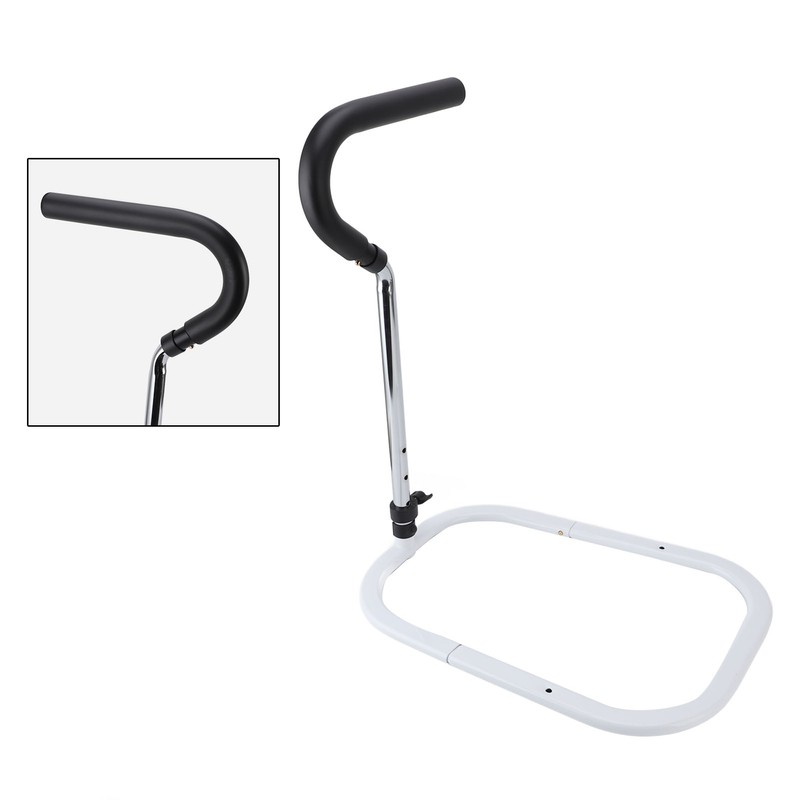 Bedside Assist Handle Bed Guardrail Get Up Rail Adjustable Height