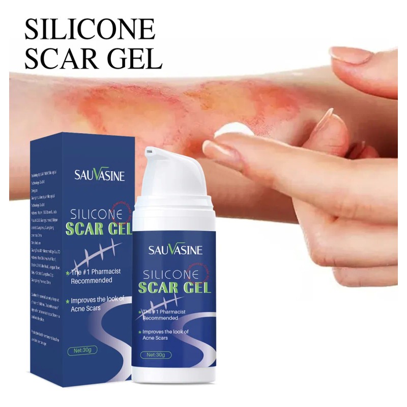 Crema De Silicona En Gel Para Cicatrices, Gel De Eliminación
