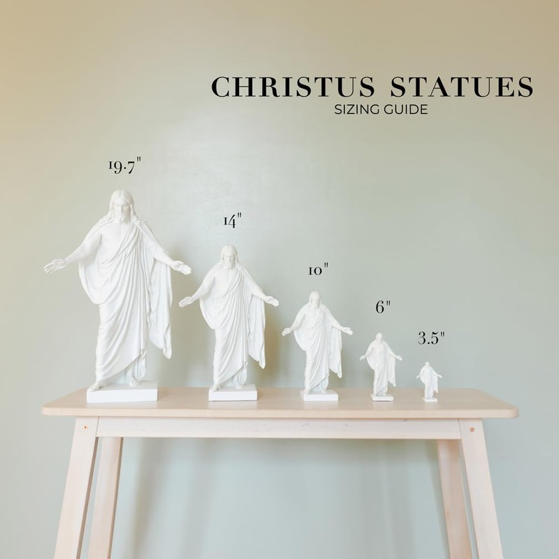 LDS Bookstore Christus Statue - Medium Size (10") - Polystone