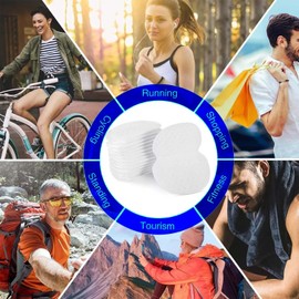 Disposable Underarm Sweat Pads – 30 Count | Sweat Absorbing Armpit Shields for Men & Women | Peel & Stick Odor Control Patches(Pack of 2)