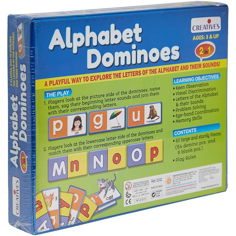 Creative Educational 0242 2-in-1 Dominoes Game