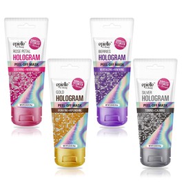 Epille Hologram Peel Off Mask Glitter 4 Variety Pack (Disposable Tester) Beauty Gift Set Spa Day Color / 에필레 홀로그램 필 오프 마스크 글리터 4가지 버라이어티 팩(1회용 테스터) 뷰티 선물 세트 스파 데이 Color